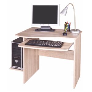 PC stůl v jednoduchém moderním provedení dub sonoma MELICHAR