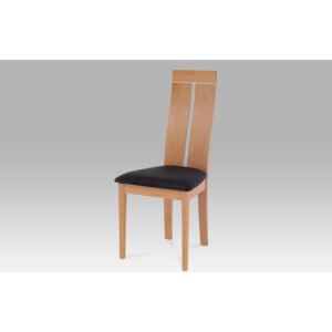 Jídelní židle dřevěná dekor buk S PODSEDÁKEM NA VÝBĚR BC-22403 BUK3