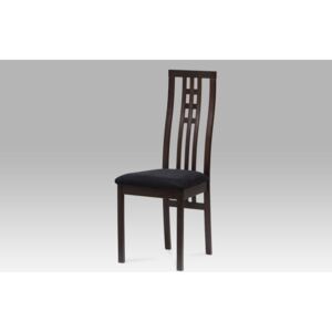 Jídelní židle dřevěná dekor wenge S PODSEDÁKEM NA VÝBĚR BC-12481 BK