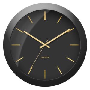 Karlsson KA5840BK Designové nástěnné hodiny, 40 cm