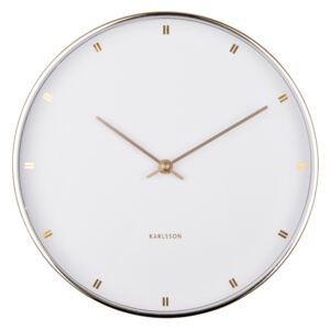 Karlsson KA5776WH Designové nástěnné hodiny, 27 cm