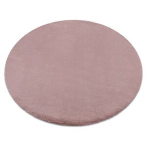 Kulatý koberec BUNNY růžový Rozměr: průměr 80 cm