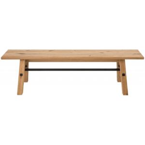 Dřevěná jídelní lavice 170 cm v dekoru dub DO199
