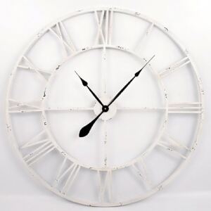 Nástěnné hodiny Old Style, 83 cm bílá