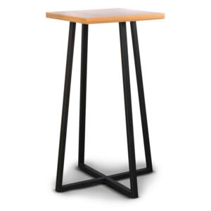Dřevěný barový stolek v dekoru dub typ L8 KN092