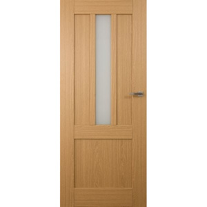 VASCO DOORS Interiérové dveře LISBONA kombinované, model 3, Dub skandinávský, A