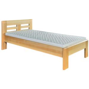 Dřevěná postel jednolůžko buk výběr z několika rozměrů