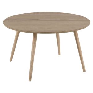 Design Scandinavia Konferenční stolek kulatý Stanfield, 80 cm, jasan