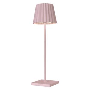 LED stolní lampa Troll 2.0 venkovní, růžová
