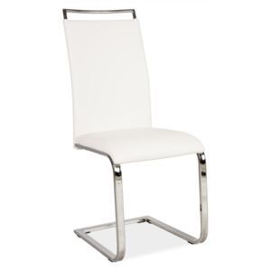 Jídelní židle - H-334, různé barvy na výběr Čalounění: bílá (ekokůže)
