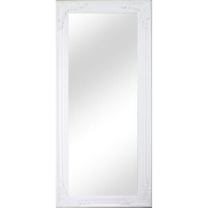Zrcadlo TYP 8 v bílém dřevěném rámu TK2200