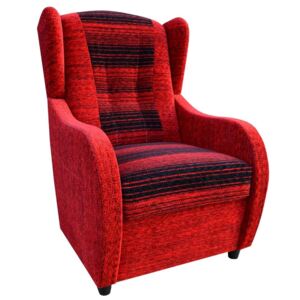 Relaxační křeslo v červené barvě F1265