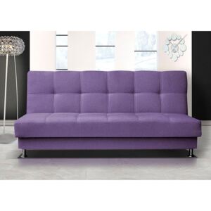 Pohodlná pohovka s úložným prostorem v fialové barvě F1303