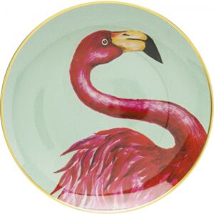 KARE DESIGN Dekorativní talíř Flamingo O 27 cm