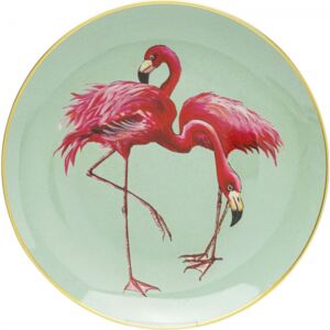 KARE DESIGN Dekorativní talíř Flamingo Group O 27 cm