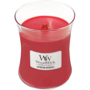 Střední vonná svíčka Woodwick, Crimson Berries