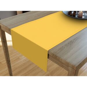 Goldea dekorační běhoun na stůl loneta - sytě žlutý 50x160 cm