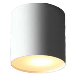 Nordic Design Bílé kovové bodové světlo U-M