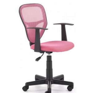 H-MAR Dětská otočná židle Spike - růžová