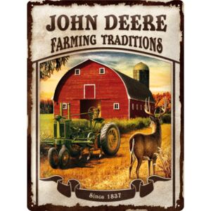 Nostalgic Art Plechová cedule - John Deere (Farming traditions) 40x30 cm