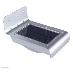 Solární svítidlo s PIR čidlem 2,5W střbrné set 2 kusy (Solární světlo se světelným a pohybovým senzorem)