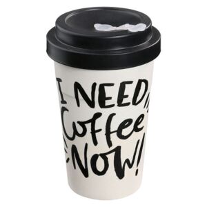 Zassenhaus Cestovní hrnek ECO LINE I need coffee now - 400 ml
