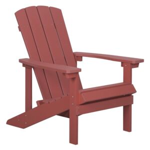 Zahradní židle v červené barvě ADIRONDACK