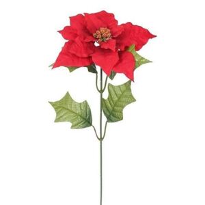 Umělá Poinsettie červená, 51 cm