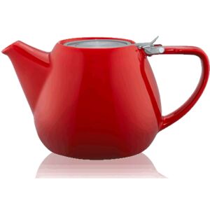 Keramická čajová konvice T.Totem s filtrem, 1,1 l, červená