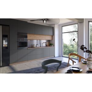 Kuchyně Langen Beige/Grey/Black, Ukázka Dub Artisan + Grey