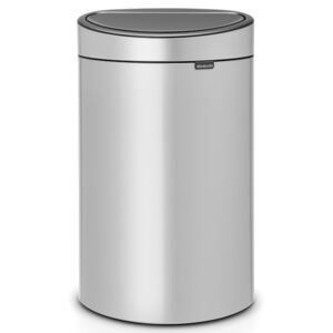 Brabantia Koš Touch Bin NEW 40L metalická šedá
