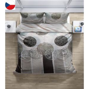 Bavlněné povlečení krásny spánek - circle (rozměr 70x90, 140x200 cm)