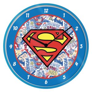 Nástěnné hodiny DC Comics|Superman: Logo (průměr 25 cm)