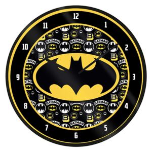 Nástěnné hodiny DC Comics: Batman Logo (průměr 25 cm)