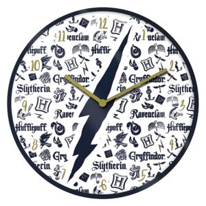 Nástěnné hodiny Harry Potter: Infographic (průměr 25 cm)