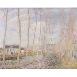 Obraz, Reprodukce - The Loing Canal, 1892, Alfred Sisley