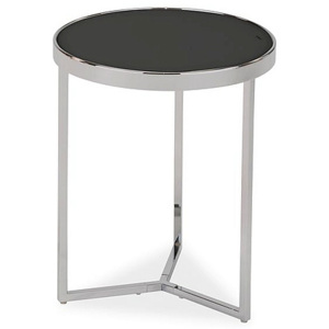 Konferenční stolek DISE I, 52x43x43, černá/chrom