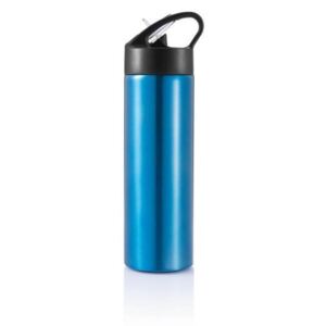 XD Design, Sport, láhev s brčkem, 500 ml, modrá