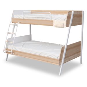 Čilek Studentská patrová postel (90x200-120x200 cm) Duo Barevná varianta: dub/bílá