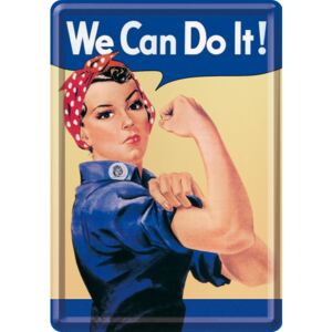 Nostalgic Art Plechová pohlednice - We Can Do It!