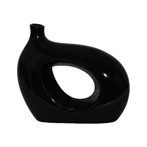 Váza keramická černá HL667283
