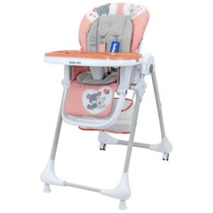 BABY MIX Jídelní židlička Baby Mix Infant pink