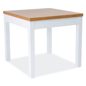 Stůl - KENT I, dub/bílá