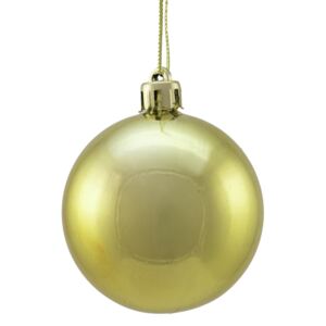 Vánoční dekorační ozdoby, 6 cm, zlatá metalíza, 6 ks - MAXINAKUP.cz