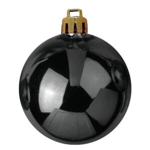 Vánoční dekorační ozdoby, 7 cm, černé, 6 ks - MAXINAKUP.cz