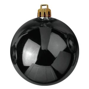Vánoční dekorační ozdoby, 10 cm, černé, 4 ks - MAXINAKUP.cz