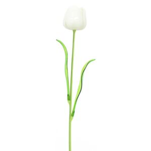 Tulipán bílý – křišťálový, 61 cm, 12 ks - MAXINAKUP.cz