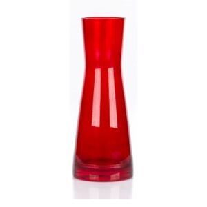 Skleněná váza STD-22 červená