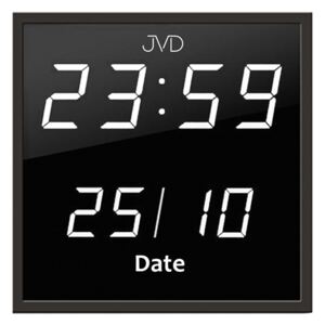 Velké svítící digitalní nástěnné hodiny JVD DH41.2 s bílými LED číslicemi ()