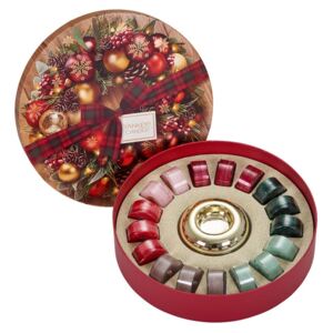 Yankee Candle - Dárková sada vánoční 18 ks čajových svíček + svícen
